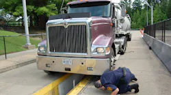 As part of that tire and wheel focus CVSA said inspectors measured tire tread depth checked the tire pressure checked to ensure no solid objects were lodged between dual tires and examined the overall condition of the tire to make sure no deep cuts or bulges were found on tire sidewalls