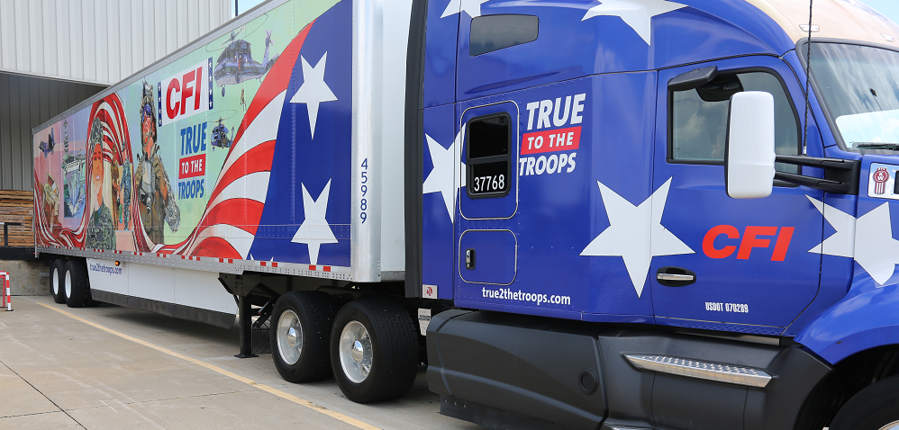 CFI True to the Troops truck