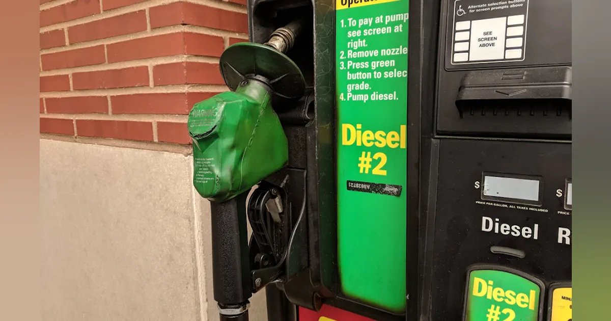 Diesel prices continue upward trend at pump