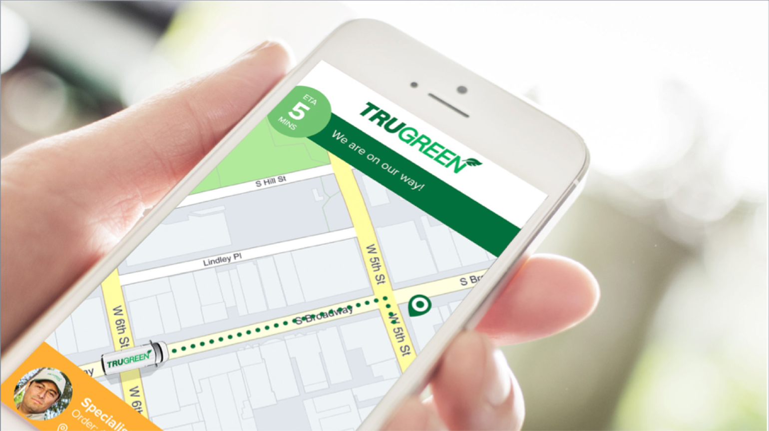 TruGreen app delivers real-time location tracking with Glympse and Verizon Connect technology