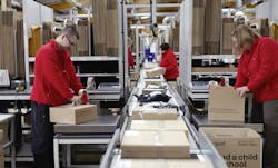 Prepping packages for shipment Prepping packages for shipment