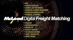 Digital freight matching has been running in the background of the McLeod Software for years.