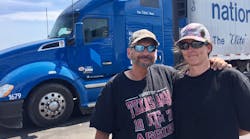 Ronnie Wallett and Mary Reddick are the August recipients of National Carriers&apos; Drivers of the Month recognition.