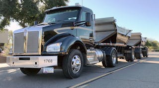 See that Kenworth wearing black and gold? Distinctive, recognizeable equipment has been part of Insearch Corp.&apos;s success.