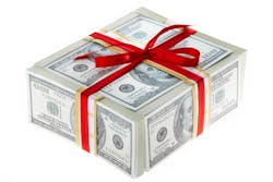 gift wrapped money gift wrapped money