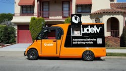 Udelv self-driving delivery van Udelv self-driving delivery van