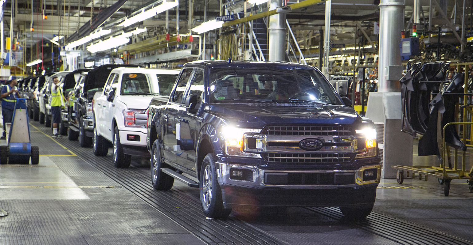 Ford F-150 rolls off production line May 2018