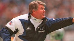 Head coach Jimmy Johnson led the Dallas Cowboys to two Super Bowl championships in the 1990s.