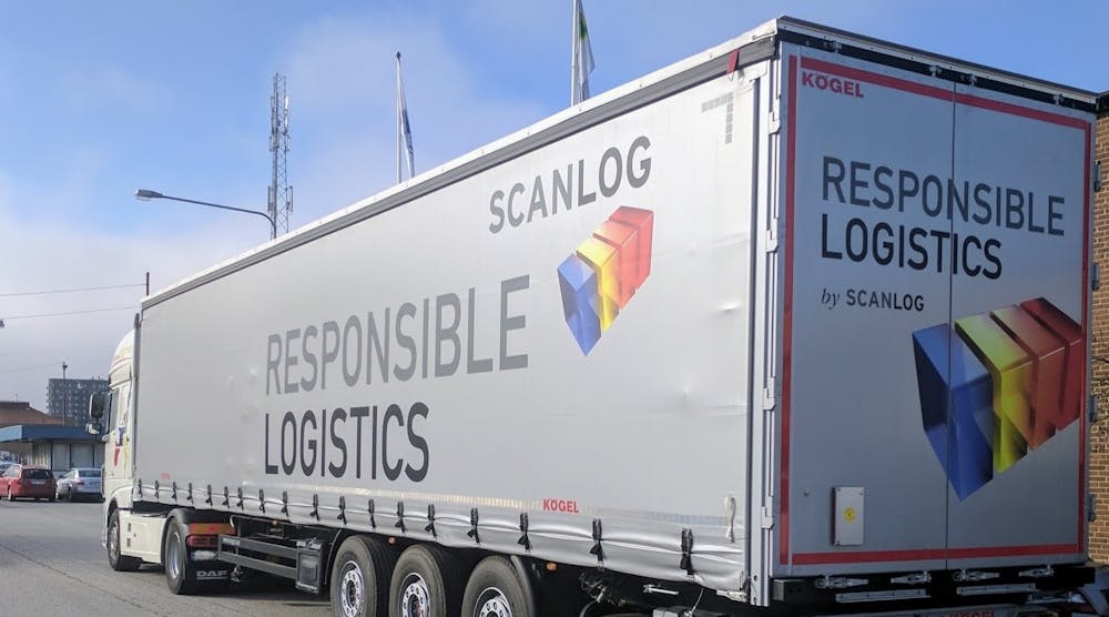 ShipChain will install GPS devices on up to a dozen Scanlog trucks before the end of 2019 as part of a blockchain pilot program.