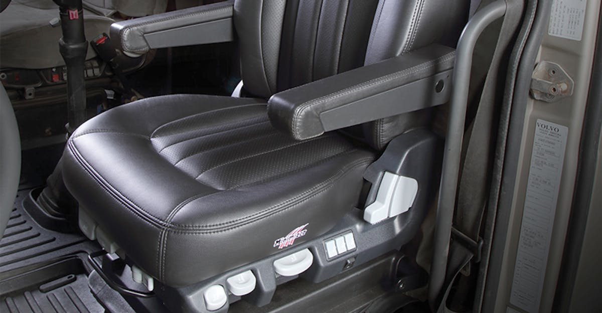 Driver's seat choices dampen vibrations and save your back - Truck News