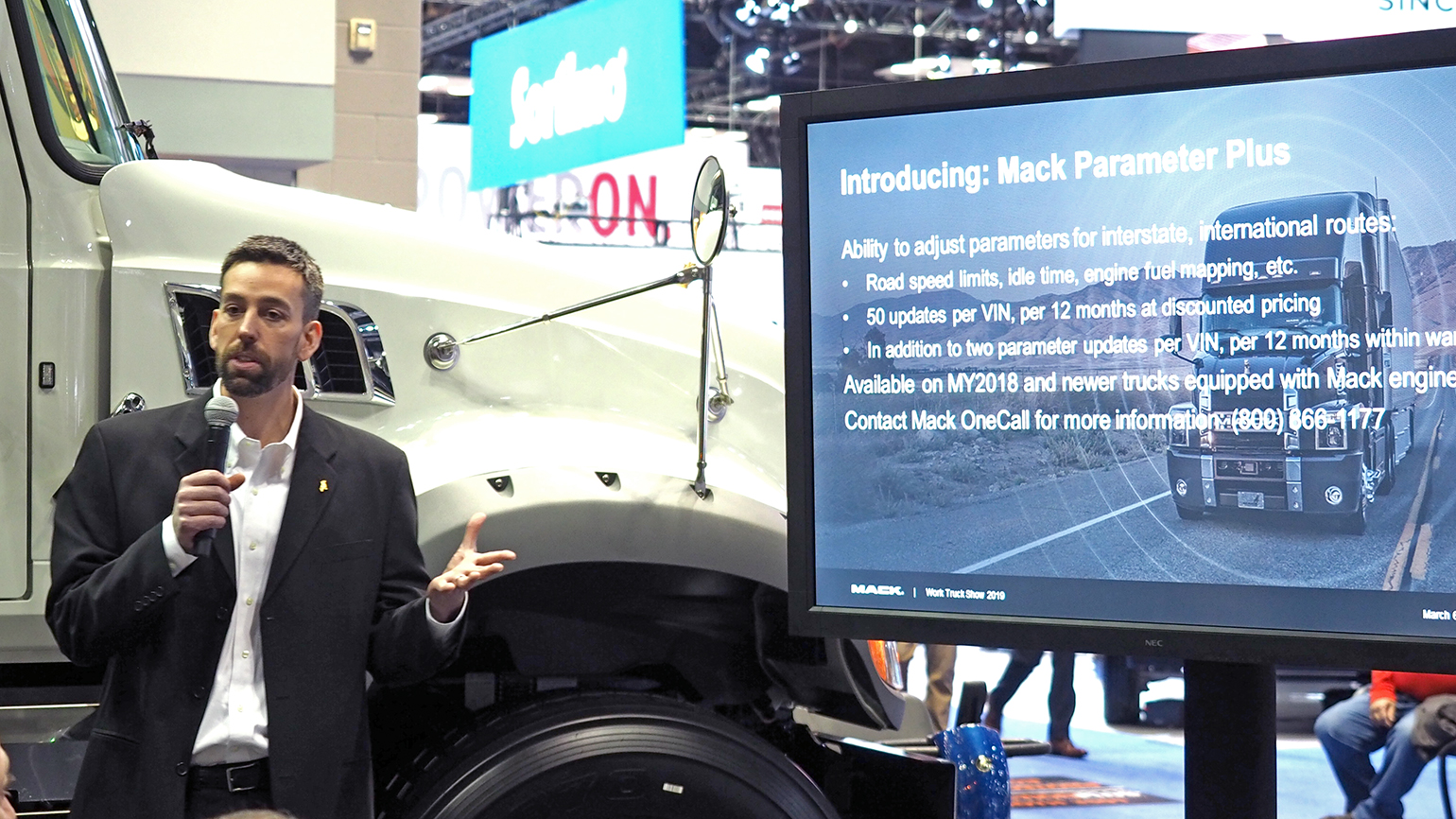 Mack Trucks' Tim Wrinkle at NTEA Work Truck Show 2019