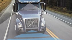 Volvo Active Driver Assist 2.0 is a comprehensive, camera- and radar-based collision mitigation system and is now standard equipment on the new Volvo VNR and VNL series, and an option on the VNX model.