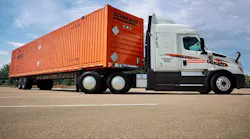 Schneider intermodal truck