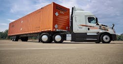 Schneider intermodal truck Schneider intermodal truck