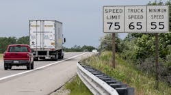 Fleetowner 38467 Speed Limit Signs Truck