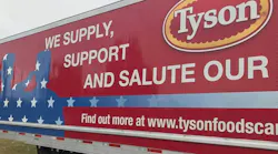 Refrigeratedtransporter 4247 Tyson Foods Trailer Wreaths Across America