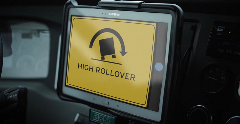 Refrigeratedtransporter 4249 Drivewyze High Rollover