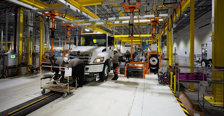 Refrigeratedtransporter 4355 Hino West Virginia D61a6613