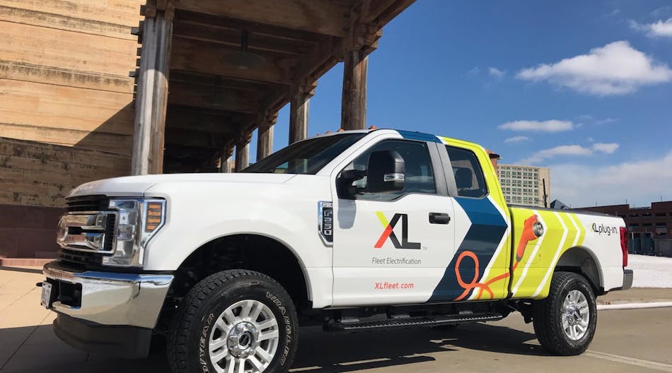 The XLP Ford F-250, a plug-in hybrid electric vehicle.