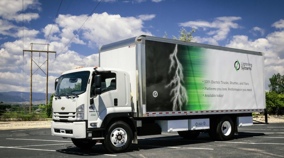 Lightning Systems offers an all-electric powertrain for the Chevrolet 6500XD.