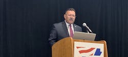 FMCSA&apos;s Ray Martinez speaks at ATA&apos;s annual conference in San Diego on Oct. 5.