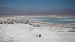 A lithium plant in Chile.