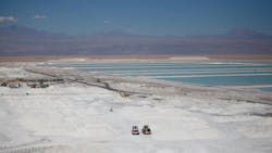 A lithium plant in Chile A lithium plant in Chile