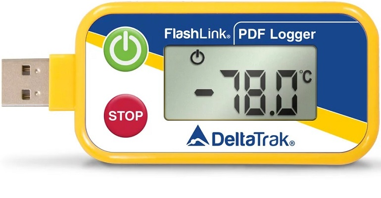Refrigeratedtransporter 4493 Deltatrak Flashlink Data Logger Largest