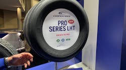 The new PRO Series LHT tire on display at NACV.