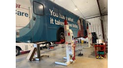 Under construction - CBC&apos;s new maintenance shop will include mounted dashboards containing real-time vehicle availability