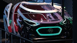 Mercedes-Benz Vision Urbanetic autonomous electric passenger car.