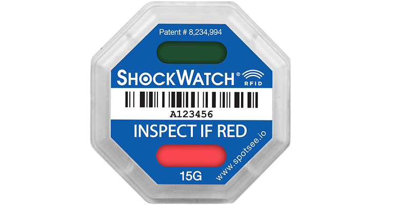 Refrigeratedtransporter 4637 Spotsee Shockwatch Rfid Red Sw213 Swrfid