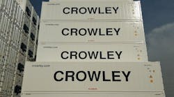Refrigeratedtransporter 4678 Crowley Reefer Containers