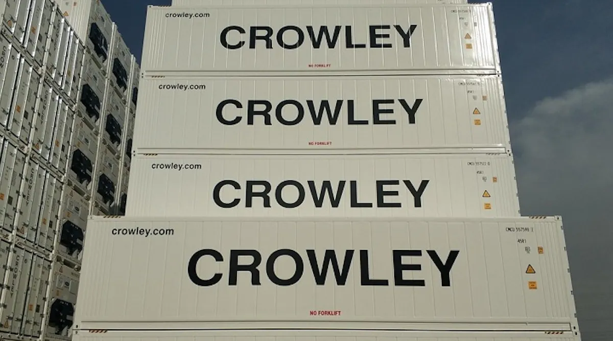 Crowley Logistics adds 300 reefer containers to cargo fleet | FleetOwner