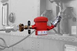 The Brake Releaser attaches easily to the emergency line and trailer glad hand. The Brake Releaser attaches easily to the emergency line and trailer glad hand.