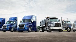 Daimler&apos;s Freightliner trucks.