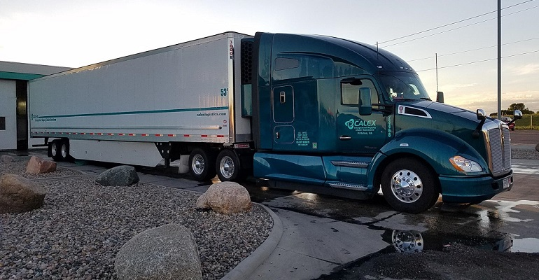 Refrigeratedtransporter 4711 Calex Iscs Kenworth Truck Trailer