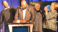 Refrigeratedtransporter 4742 Joseph H Campbell Accepts Award