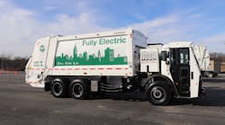 The LR Electric refuse truck is expected to be ready to clean up Brooklyn by spring 2020.