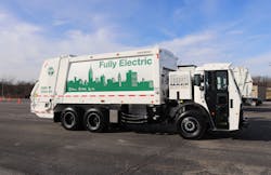 The LR Electric refuse truck is expected to be ready to clean up Brooklyn by spring 2020. The LR Electric refuse truck is expected to be ready to clean up Brooklyn by spring 2020.