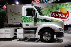 Meritor and TransPower have already partnered on vehicles including the Peterbilt Model 579EV. Meritor and TransPower have already partnered on vehicles including the Peterbilt Model 579EV.