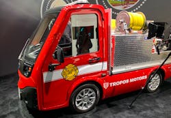 The fire truck can access emergency situations with tighter spaces. The fire truck can access emergency situations with tighter spaces.