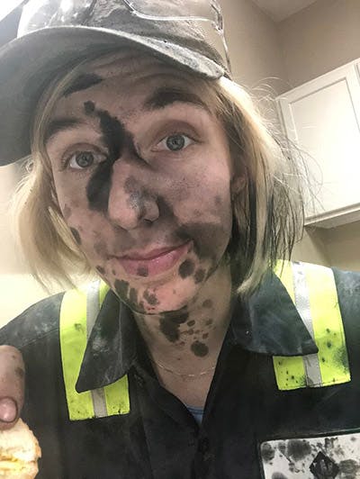 Maintaining trucks isn&apos;t always a dirty job, but sometimes it is, which is fine for Ryder Technical scholarship recipient Sabrina Depue, who fell in love with the diesel trade when she was young. &apos;I didn&apos;t have the confidence I could do it even though I loved it, but I dove in head first and I have never looked back,&apos; she said.