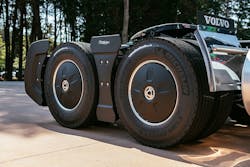 The FlowBelow aerodynamic wheel covers and fairings are now available as factory options for Volvo Trucks VNL and VNR models. The FlowBelow aerodynamic wheel covers and fairings are now available as factory options for Volvo Trucks VNL and VNR models.