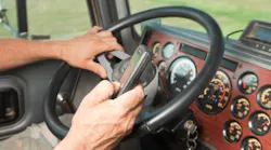 Distracted Driving Trucker 0