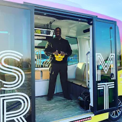 Obi, a tech fanatic and trained operator, will be aboard the shuttle to oversee the technology and ensure the safety of riders.