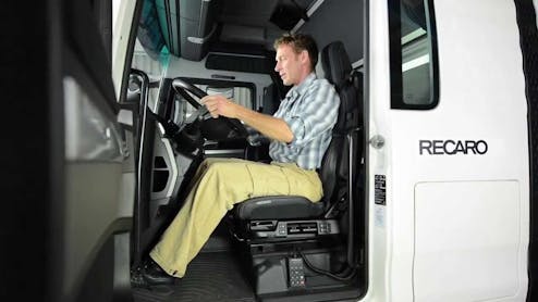 Semi-Truck Suspension Seats  Maintenance Items For Your Back And