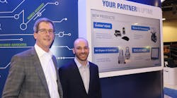 WABCO Americas President Jon Morrison (left) and Abe Aon, WABCO North America aftersales, service and support leader, (right) announcing new products at Heavy Duty Aftermarket Week 2020.