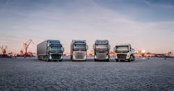 The latest Volvo Trucks product launch includes the release of four heavy duty trucks - the FH, FH16, FM, and FMX. These products represent two-thirds of Volvo Trucks' global product deliveries. The latest Volvo Trucks product launch includes the release of four heavy duty trucks - the FH, FH16, FM, and FMX. These products represent two-thirds of Volvo Trucks' global product deliveries.