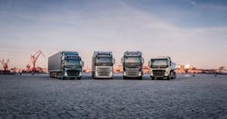 The latest Volvo Trucks product launch includes the release of four heavy duty trucks - the FH, FH16, FM, and FMX. These products represent two-thirds of Volvo Trucks' global product deliveries. The latest Volvo Trucks product launch includes the release of four heavy duty trucks - the FH, FH16, FM, and FMX. These products represent two-thirds of Volvo Trucks' global product deliveries.